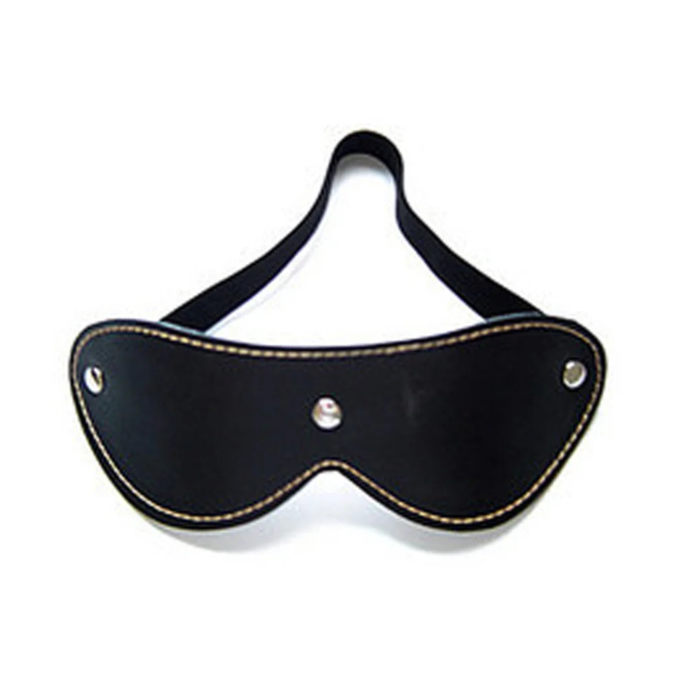 Товары для взрослых Маска повязка из кожи на глаза SM игра Секс игрушки аксессуары