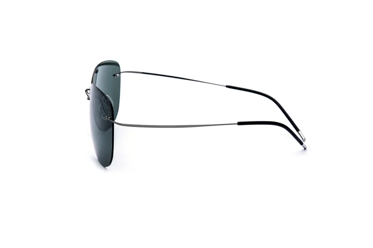 100% настоящий Титан без винта мужские солнцезащитные очки оправы женские