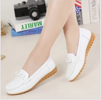women genuine leather flat shoes woman loafersballet flat shoes casual shoes women flats
