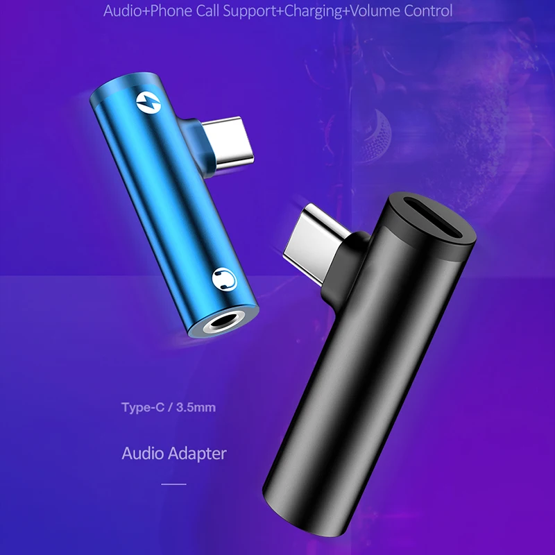 2 в 1 Тип usb C до 3,5 мм для наушников адаптер для huawei P30 Pro Коврики 20 Pro Xiaomi Mi 8 Oppo аудионаушники с кабелем Зарядное устройство
