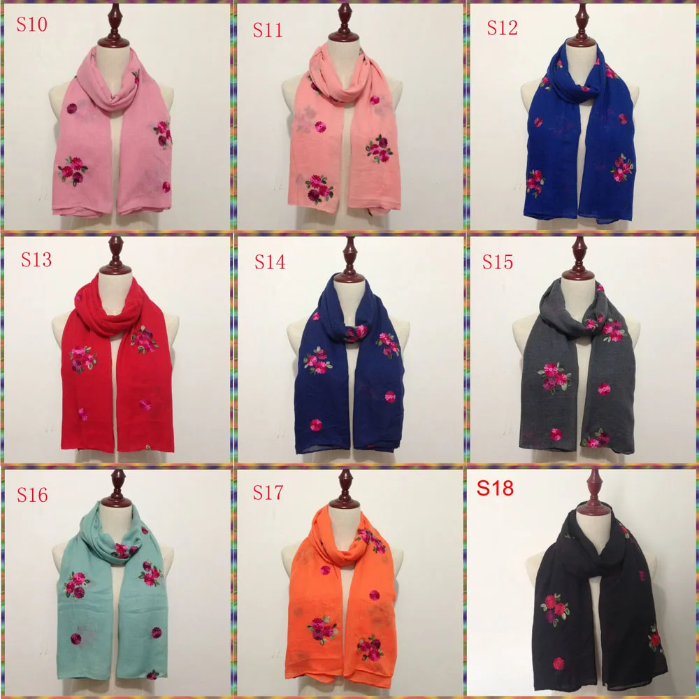 2017 японская вышивка в этническом стиле женские шарфы и шали модный дизайн