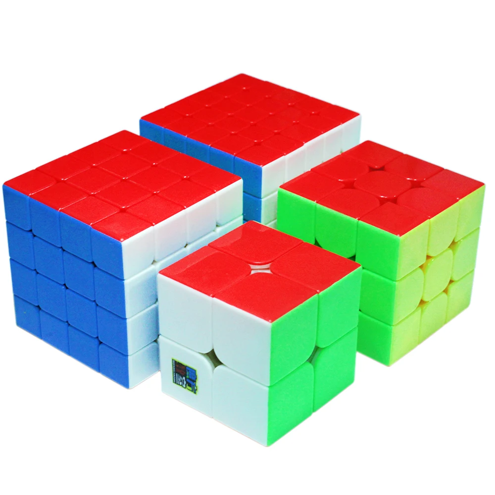 Лучший подарок на день рождения 4 шт./компл. 2x2x2 3x3x3 4x4x4 5x5x5 невидимый волшебный куб