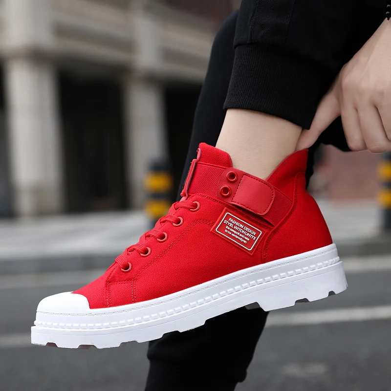 Designer High-Top Casual Shoes Men Sneakers Breathable Mixed Color Walking Footwear hiking shoes men chaussure homme | Обувь