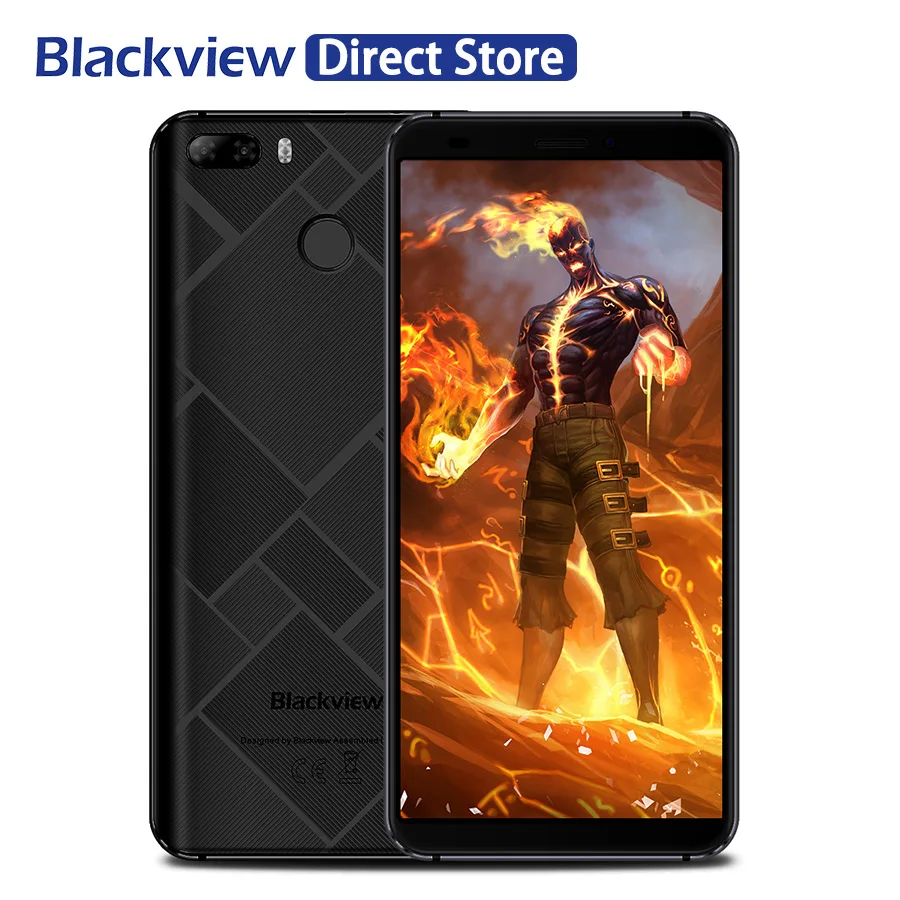 Blackview S6 MT6737 четырехъядерный смартфон с двойной задней камерой 18:9 5 7 &quotHD +