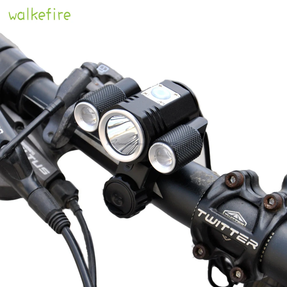 Фонарь для велосипеда Walkfire 4 режима велосипедный передний фонарь светодиодная