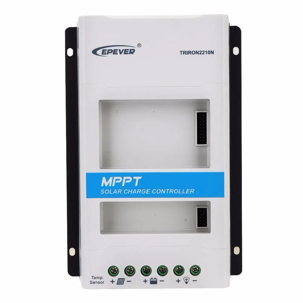 EPever MPPT 30A 20A 10A модульный контроллер заряда и разряда 12 В 24 В авто с DS2 и UCS модулем Dual USB 5 В
