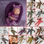 Детский трикотажный комбинезон + шапки для новорожденных девочек и мальчиков