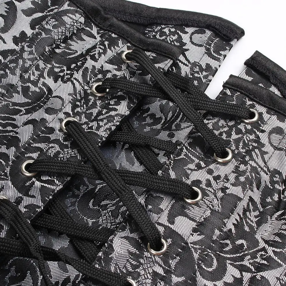 Корсет секретный винтажный жаккардовый корсет под грудью тренировочные