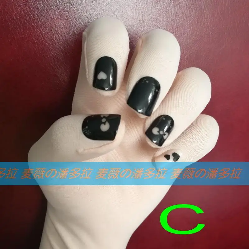 Сексуальные перчатки кигуруми Зентаи из лайкры и спандекса серебряные гвозди |