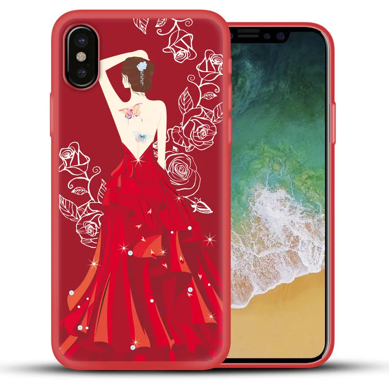 чехол на айфон 6 плюс Телефон чехлы для Apple iPhone 5 5S SE X Силиконовый Мультфильм