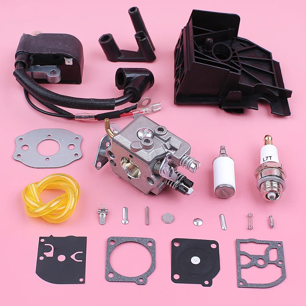 Карбюратор Carb катушка зажигания для Husqvarna 136 137 141 142 топливный фильтр втулка