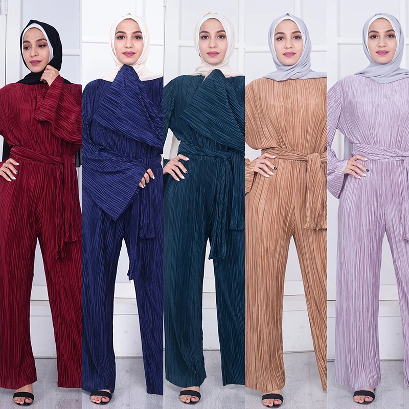 Buytize плюс размер abaya красный Дубайский мусульманский колокольчик Макси