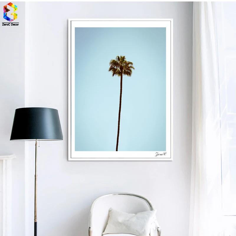 

Tropical Minimalist Palm Posters and Prints Wall Art Canvas Painting Pictures For Living Room Scandinavian Home Decor