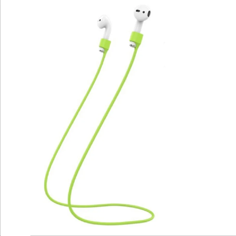 Силиконовые Беспроводной Bluetooth наушники ремешок для Apple Airpods шнурок с петельками