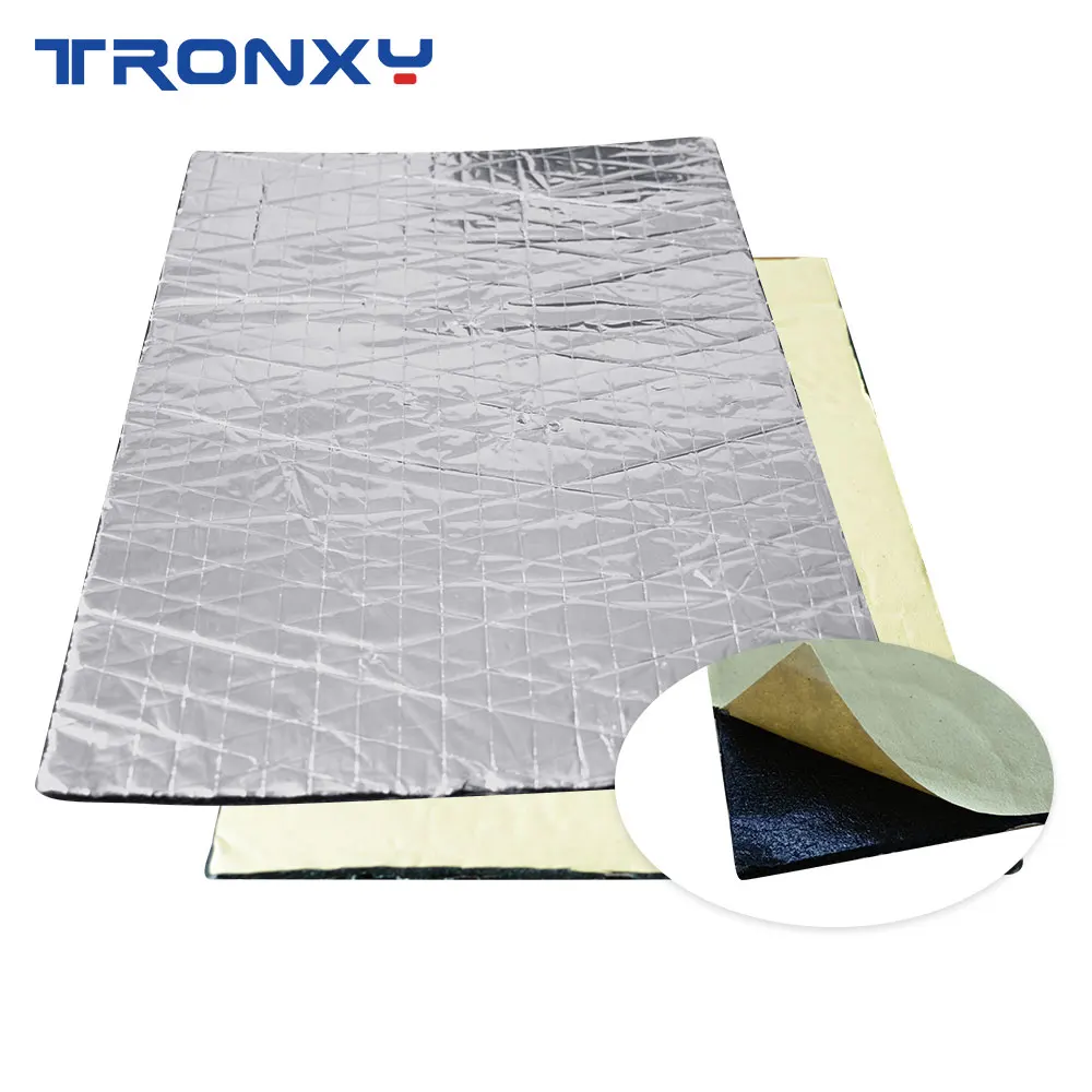 

1PC 200/300mm Heat Insulation Cotton Foil Self-adhesive 6mm Thickness 3D Printer Heating Bed Sticker Paper