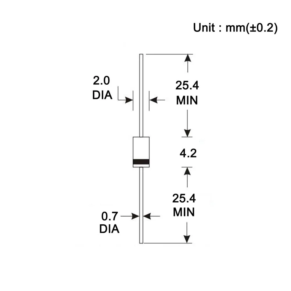 (100 шт.) 1N4741A 1N4741 силовой стабилитрон Диод 1 Вт 11 в DO 41 (Φ) осевой 1N 4741A IN4741A|Диоды| |