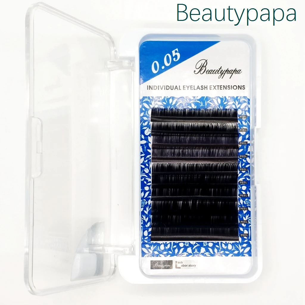 Beautypapa индивидуальные ресницы для наращивания один корень 9-13 мм смешанный макияж