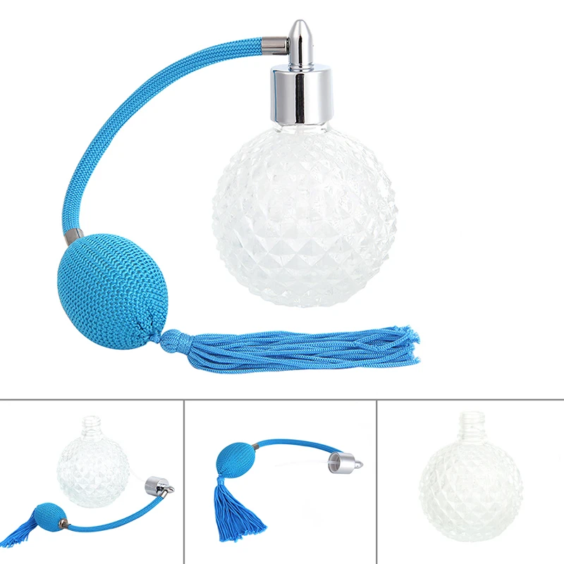 100 мл Дамская винтажная многоразовая парфюмерная бутылка распылитель стеклянная