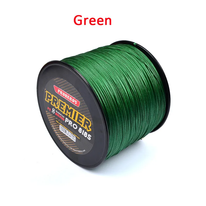 Green NOEBY INFINITE II-PE8B1 150 м 8 нитей желтая леска высокая видимость оплетка для рыбалки плавающая леска - Цвет: Green