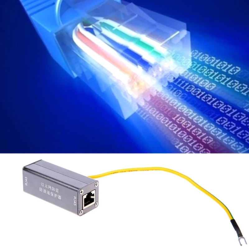 Сетевая карта Ethernet RJ45 Защита от перенапряжения громоотвод устройство защиты |