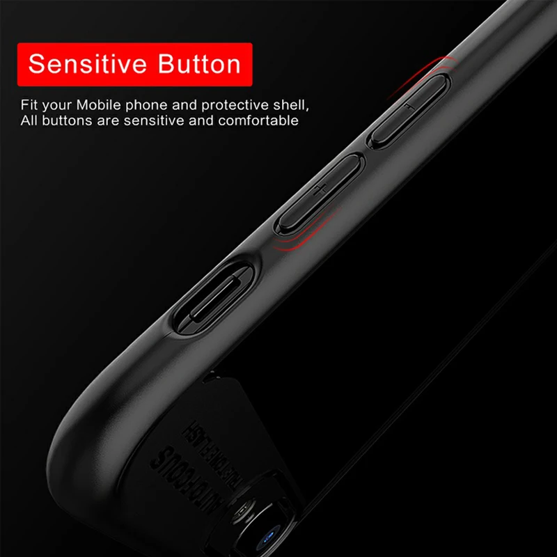 Для iPhone 6S чехол USAMS ультра тонкий ТПУ и акриловый для 6 Plus полная защитная оболочка