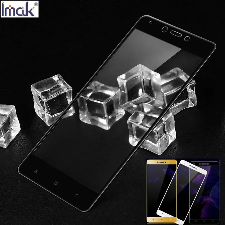 Imak полное покрытие из закаленного стекла для Xiaomi Redmi Note 4 X 4X глобальная версия