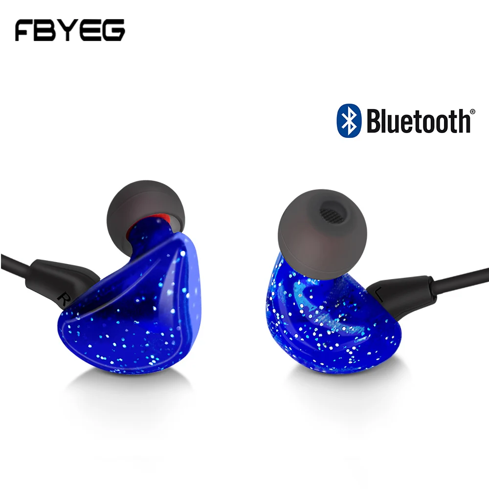 FBYEG Bluetooth наушники/Беспроводные наушники с защитой от пота, спортивные басовые наушники с микрофоном для телефона и музыки