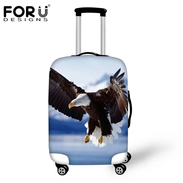 FORUDESIGNS Crazy Horse мужская дорожная Защитная крышка багажника водонепроницаемый дождевик для 18 ''-30'' чемодан спандекс крышка - Цвет: H488