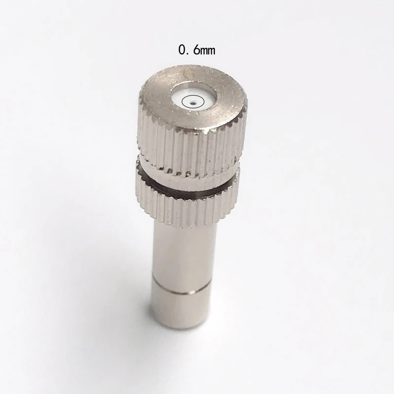 0.6mm 10 шт. высокое качество распыление запотевание сопла сад орошения воды спринклер Quick Slip Lock Разъемы фитинги - Цвет: 0.6mm