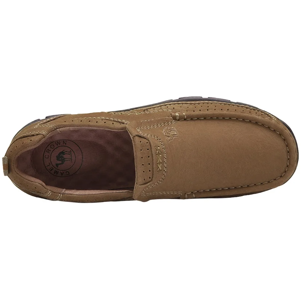 CAMEL Genuine Leather Men Shoes England Trend Male Footwear Set Foot Men's Casual Outdoors Man Flats Work Large Size 47 | Обувь