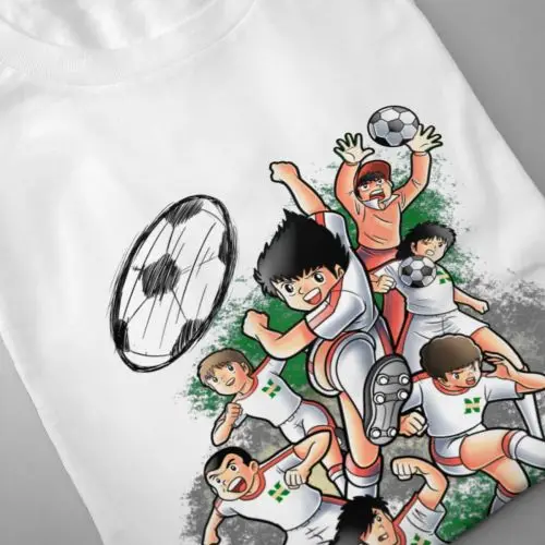 Мужская футболка Captain Tsubasa новый дизайн качественные модные футболки из 100% хлопка