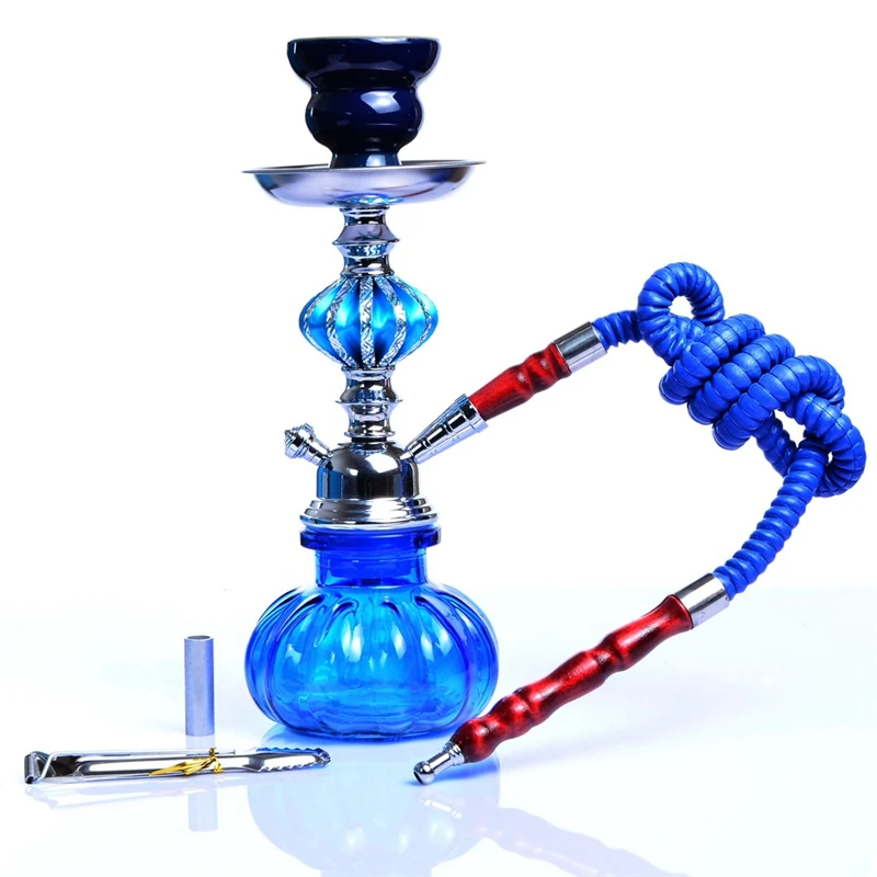 

fine High grade Acrylic narguile 28cm hookah set shisha complete ceramic smoking bowl chicha water pipe hose vase