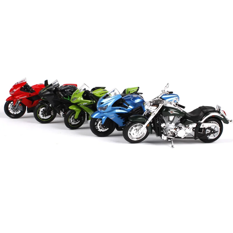 Мотоциклетный велосипед MAISTO 1:18 Kawasaki Ninja ZX 12R модель под давлением игрушка новинка