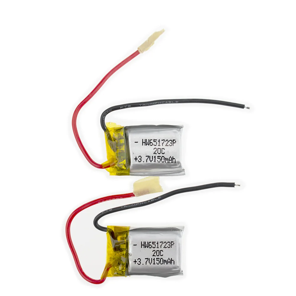 10 шт. 3.7 В 150 мАч Li-Po батарея 651723 для SYMA S107 S107G S107-19 skytech M3 запасные запчасти Вертолет |