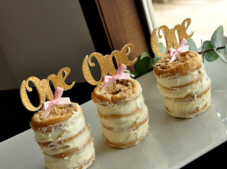 

glitter One1st birthday Cupcake Toppers bachelorette party wedding baby bridal shower toothpicks