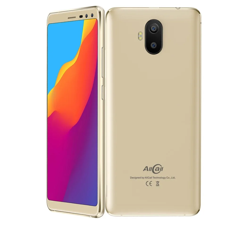 ALLCALL S1 3G смартфон с четырёхъядерным процессором ОЗУ 2 Гб ПЗУ 16 5000 мАч Android 8