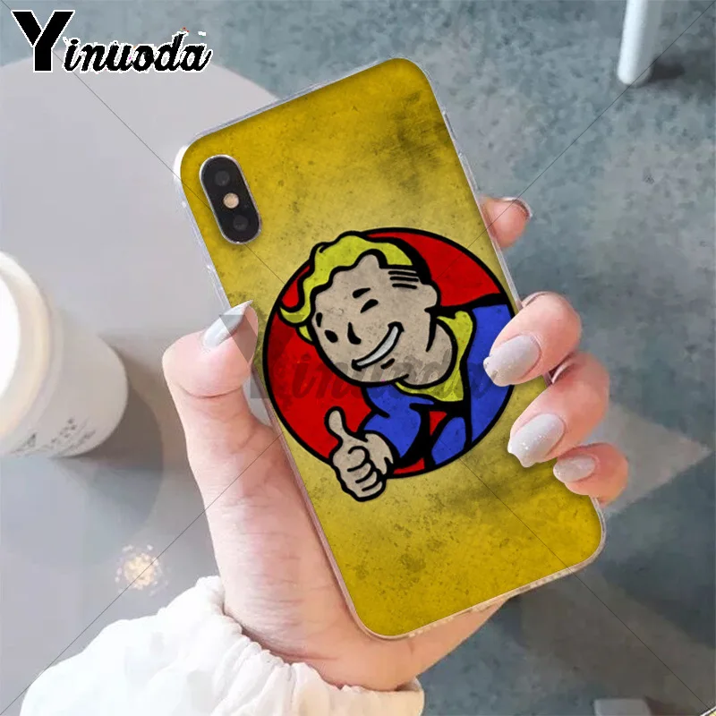 11pro MAX Black Isle Studio game fallout new vegas boy мягкий чехол из ТПУ для Apple iPhone 8 7 6 6S Plus X XS 5 5S SE