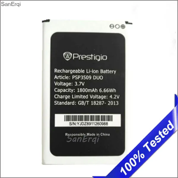 Аккумулятор для Prestigio Wize D3 E3 K3 PSP 3509 DUO 1800 мА · ч | Мобильные телефоны и аксессуары