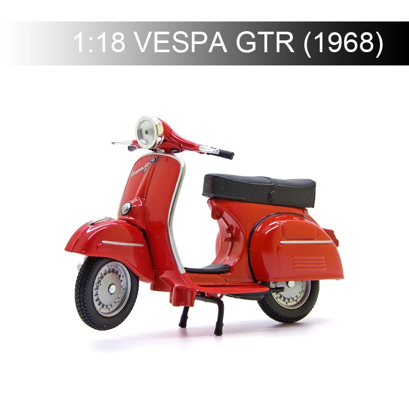 Модель мотоцикла Maisto 1:18 VESPA Piaggio 1968 GTR модель велосипеда под давлением детская