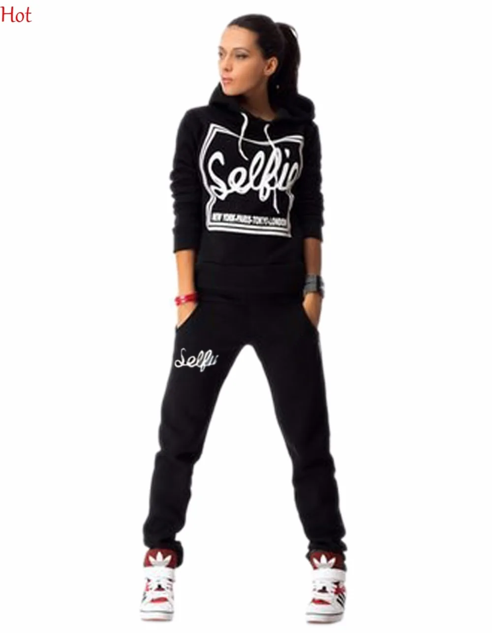 2017 Горячие Повседневное Осенний тренировочный костюм Новинки для женщин с