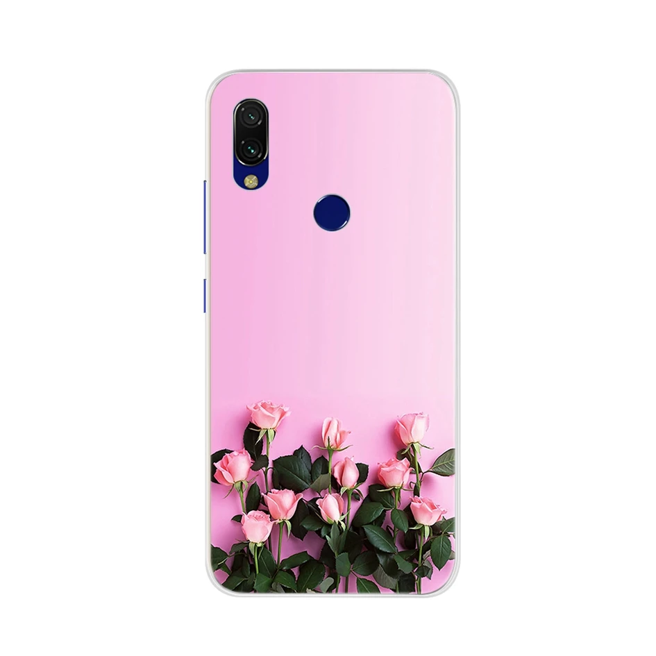 Чехол с принтом для Redmi 7 Новый чехол Xiaomi Note мягкий силиконовый телефона Redmi7 Pro