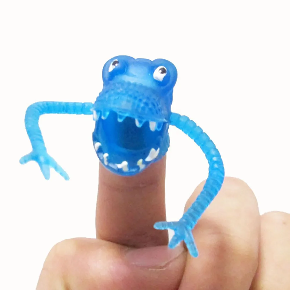 10 шт./компл. пальчиковые куклы пластиковые динозавры игрушки мини детские