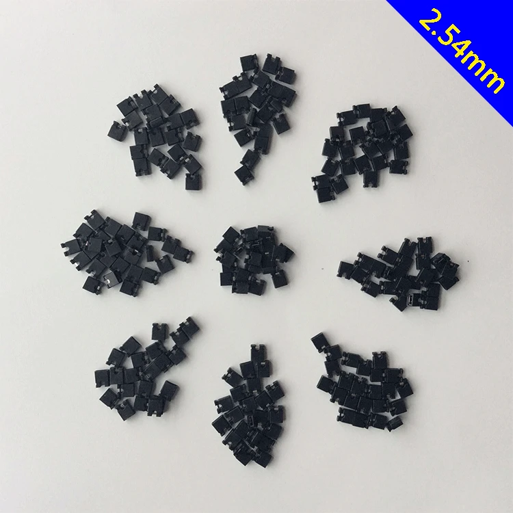 

1000 pcs 2.54mm Standard Circuit Board Jumper Cap Shunts Short Circuit Cap New