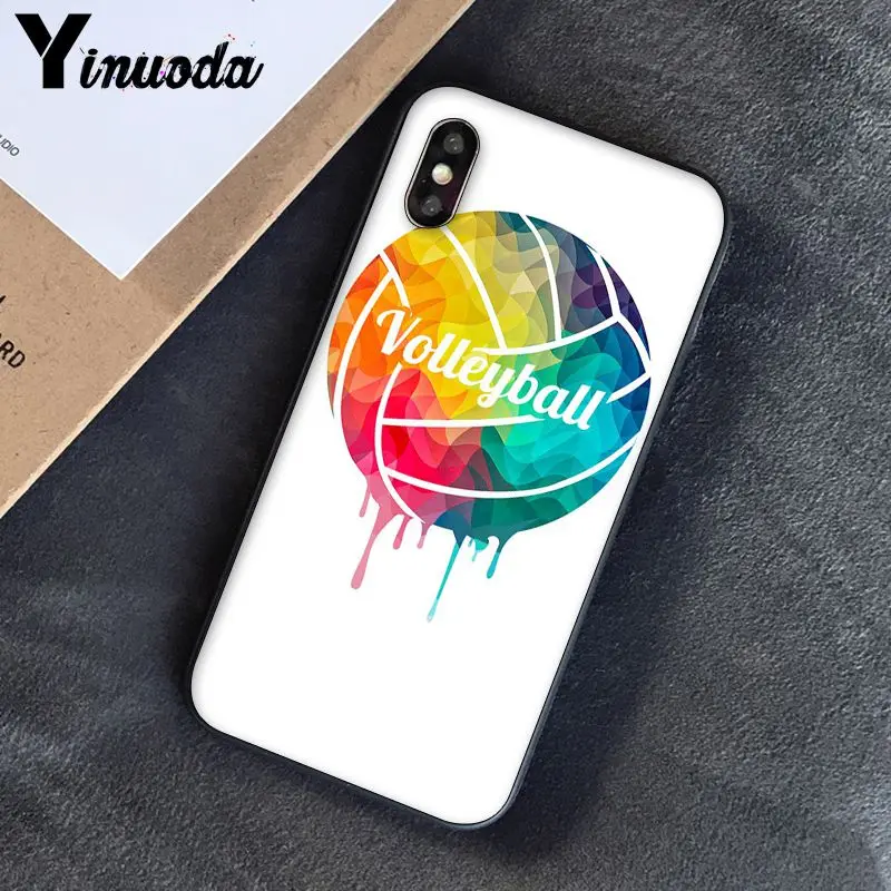 Yinuoda волейбольная окрашенная PhoneCase для iphone SE 2020 8 7 6 6S 6plus X XS MAX 5 5S XR Capa|Бамперы| |