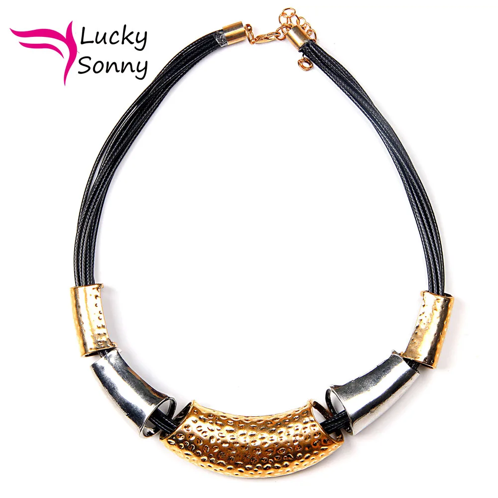 Женское массивное ожерелье чокер винтажное от известного бренда модные