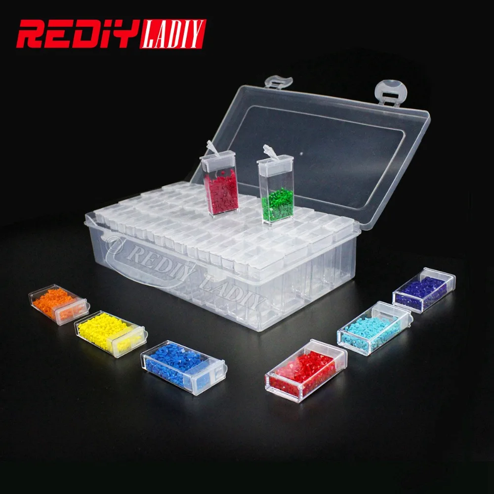 64 шт. коробка Новый Алмазный инструмент для вышивки Алмазная мозаика набор