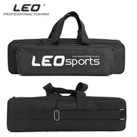 leo fishing bag 27558 wire portable bags single layer fishing rod reel carry case fishing pole gear tackle storage package pesca