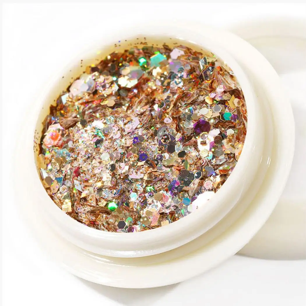 Новый женский модный дизайн ногтей Маникюр 3D украшение блестки Нормальный тип