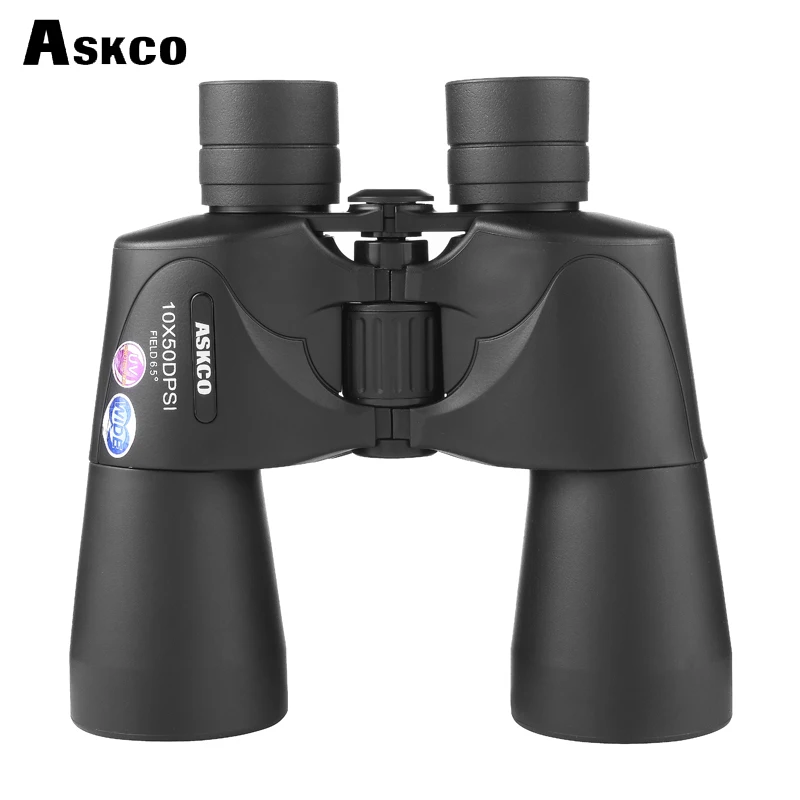 Военный бинокль Askco HD 10X50 водонепроницаемый портативный телескоп с призмой Bak4 Lll