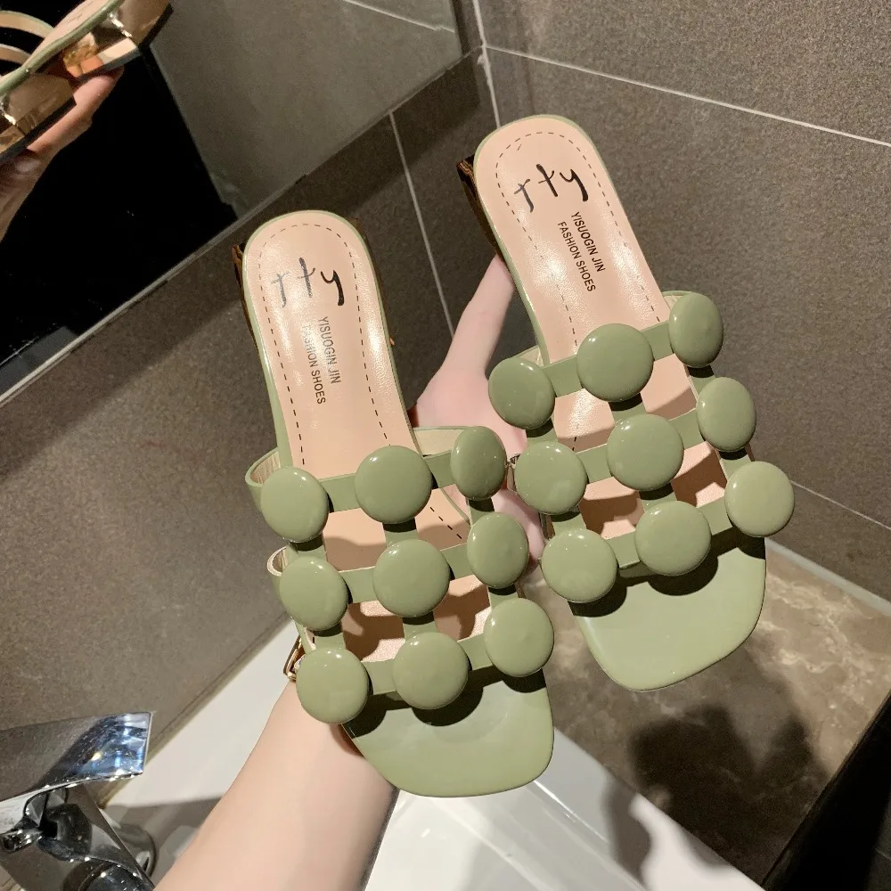 Новинка 2019 года летние женские мягкие новые тапочки обувь из искусственной кожи